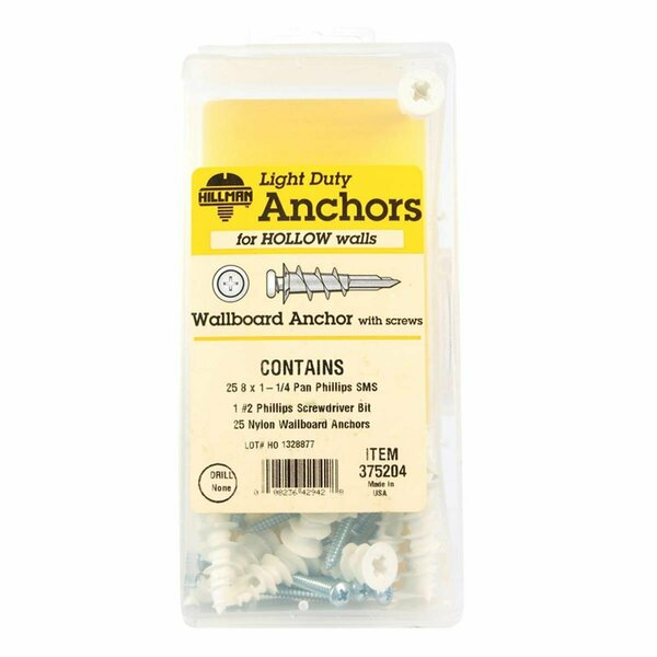 Aceds No.8 Wall Board Nulon Anchor Kit 5326087